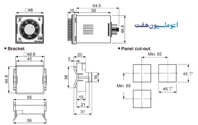 سیم بندی تایمر انالوکat8n آتونیکس